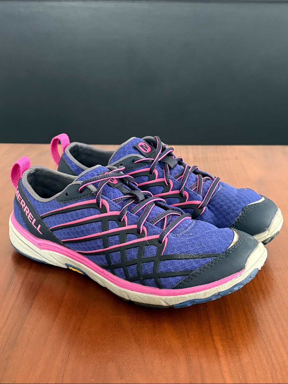 Merrell Women's Barefoot Run Bare Access, dazzling blue, size 6